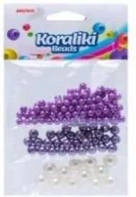 Koraliki do nawlekania, 3 kolory - tantis.pl