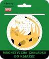 Zakładka magnetyczna kulka 2 kot żółty - tantis.pl