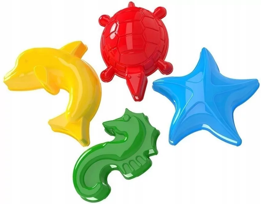 Foremka do piasku zwierzątka morskie MIX - tantis.pl