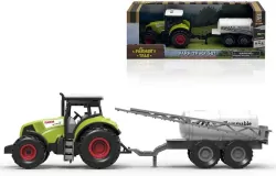 Traktor z przyczepą ze światłem i dźwiękiem