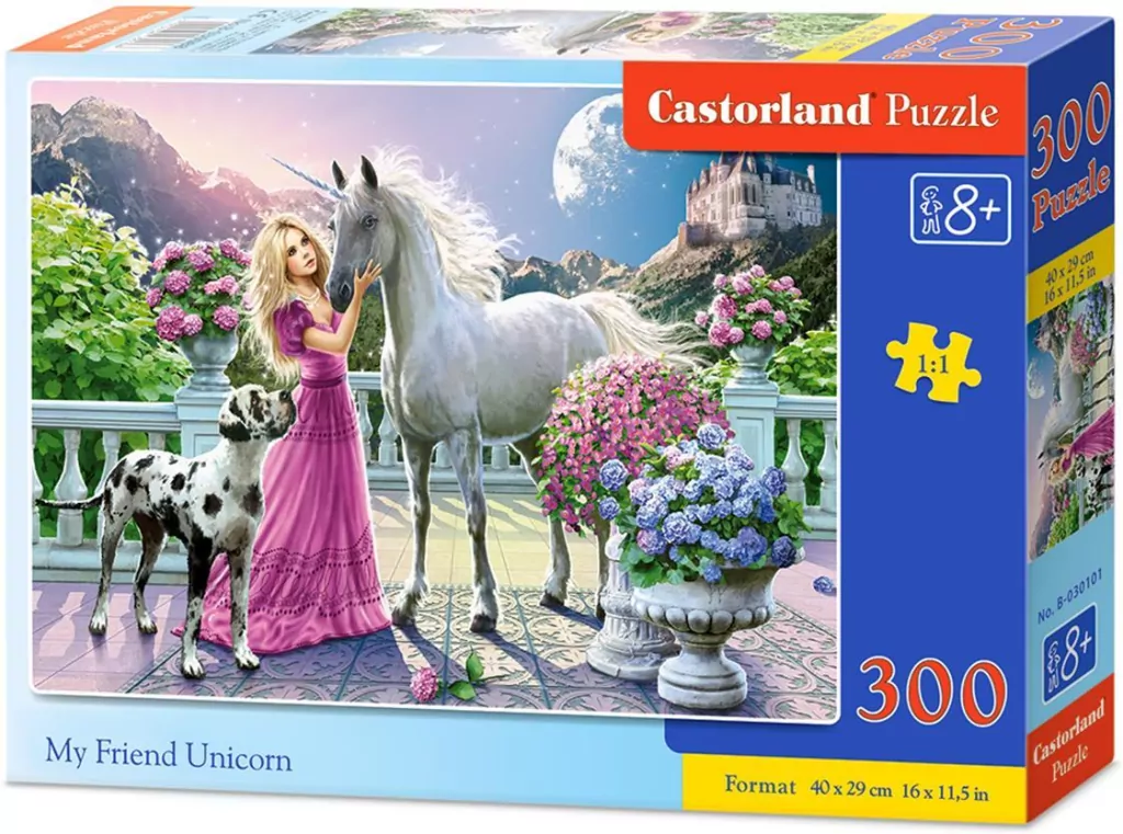 Puzzle 300. Mój przyjaciel Jednorożec - tantis.pl