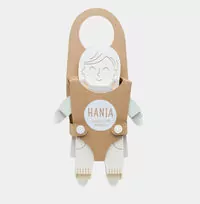 Drewniana Laleczka magnetyczna Hania 6 elementów