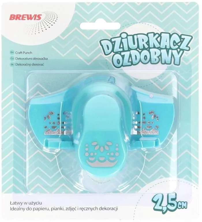 Dziurkacz ozdobny brzegowy. Falbanka 2,5cm - tantis.pl