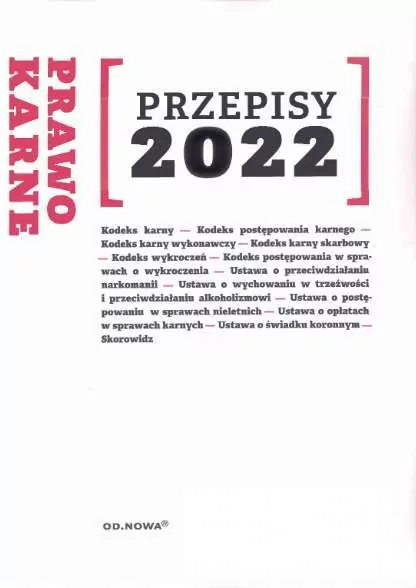 Przepisy 2022. Prawo karne - tantis.pl
