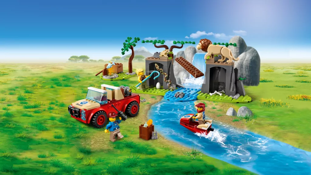 LEGO® City. Terenówka ratowników dzikich zwierząt. 60301 - tantis.pl