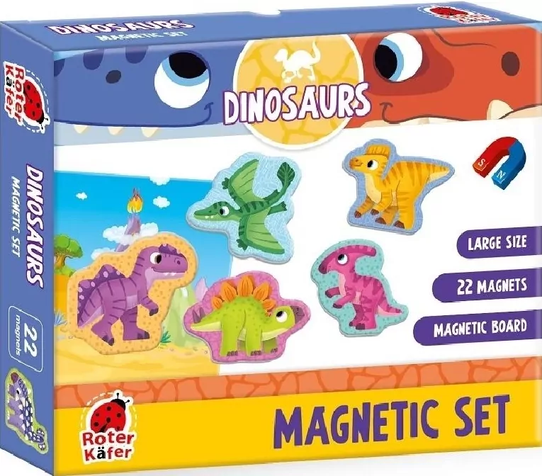 Zestaw magnesów. Dinozaury - tantis.pl