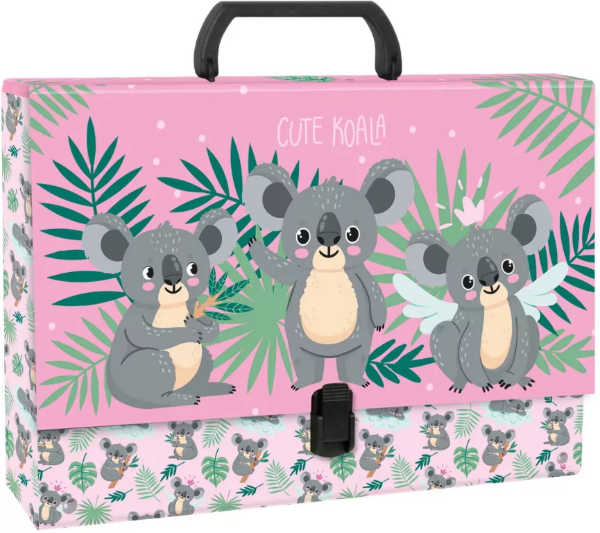 Teczka z rączką gruba Koala 10 DERFORM - tantis.pl