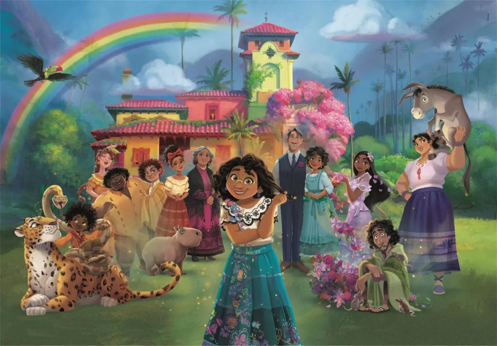 Clementoni. Puzzle. Super Kolor Disney Encanto, 104 elementy - tantis.pl