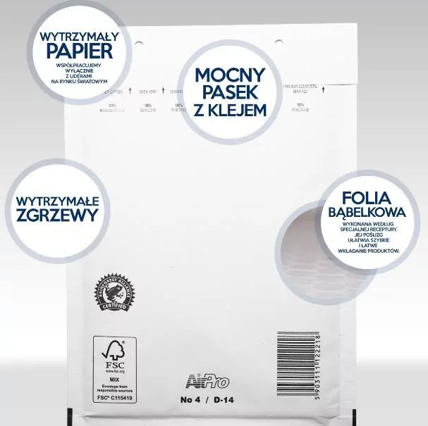 Koperty Airpro 12/B białe - tantis.pl
