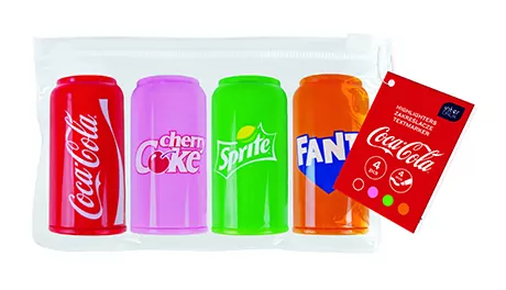 Zakreślacze mini Coca-Cola 4 kolory - tantis.pl