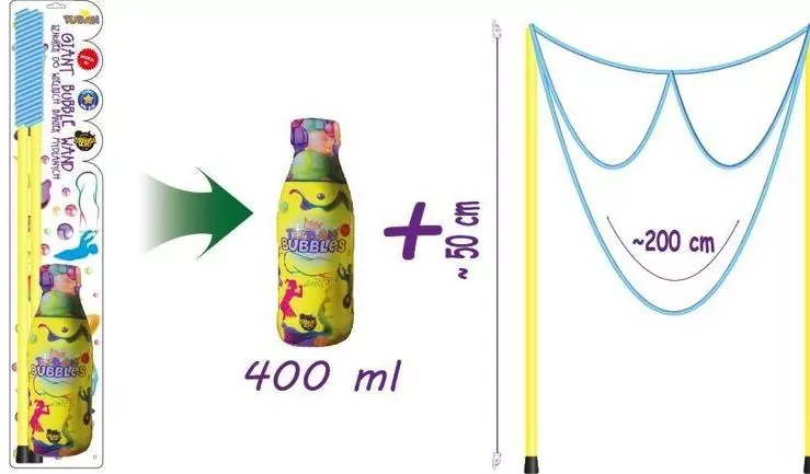 Sznurek do baniek. Okulary + 400ml płyn - tantis.pl