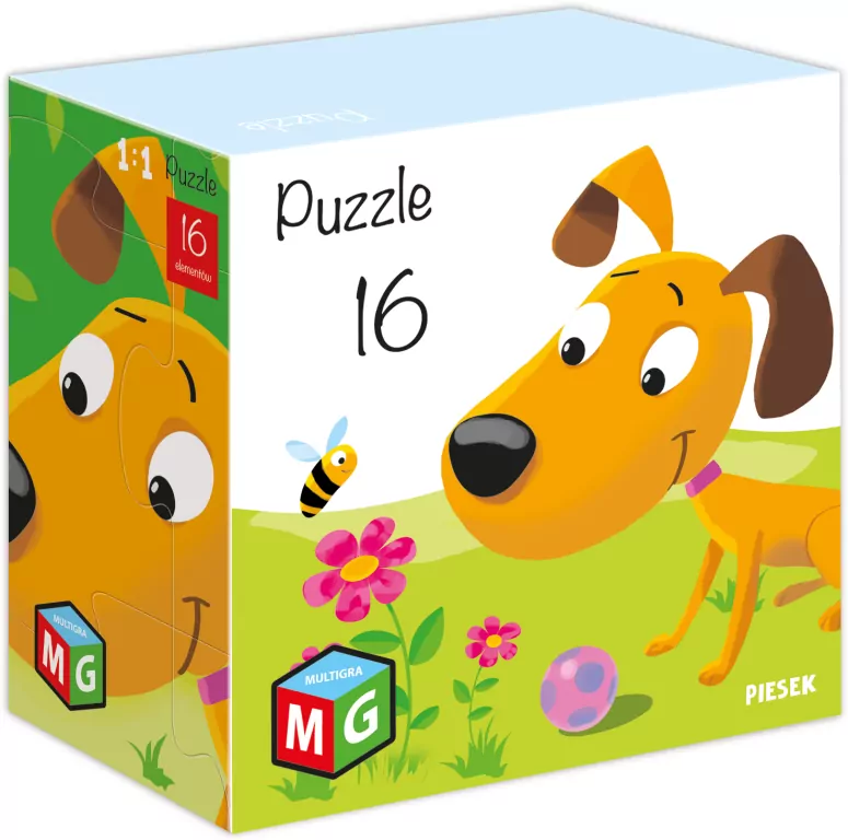 Puzzle 16 Piesek - tantis.pl
