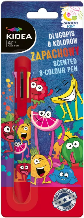 Długopis zapachowy 8 kolorów - tantis.pl