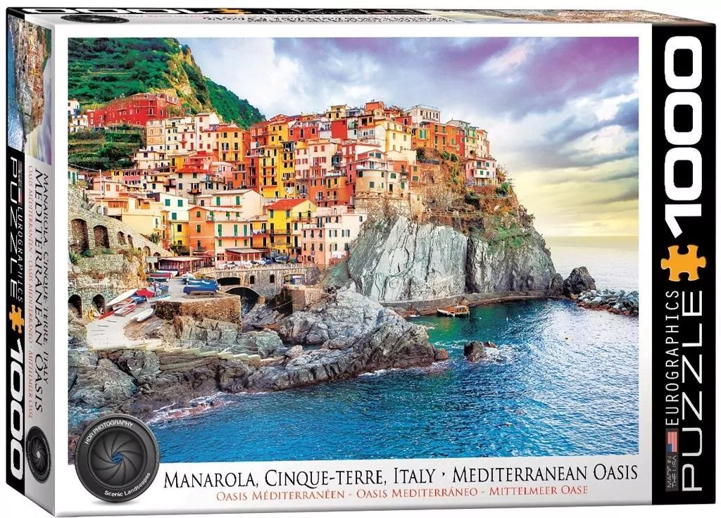 Puzzle 1000. Manarola Cinque Terre Włochy 6000-0786 - tantis.pl