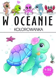 W oceanie. Kolorowanka