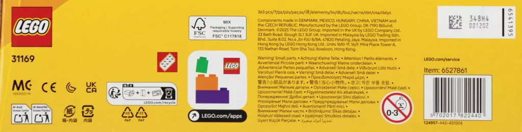 LEGO® Maszyna do pisania z kwiatami 31169 - tantis.pl