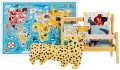 CzuCzu. Puzzlove. Zwierzęta Mapa Świata 60 - tantis.pl
