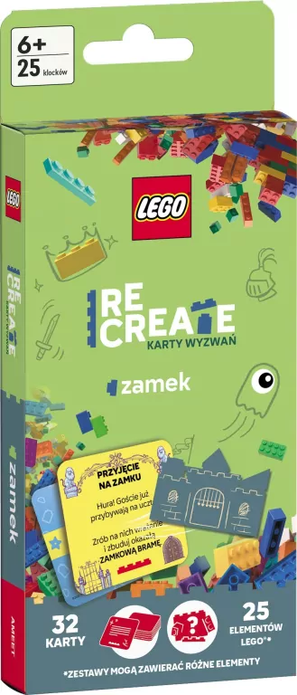Lego Recreate. Karty Wyzwań. Zamek - tantis.pl