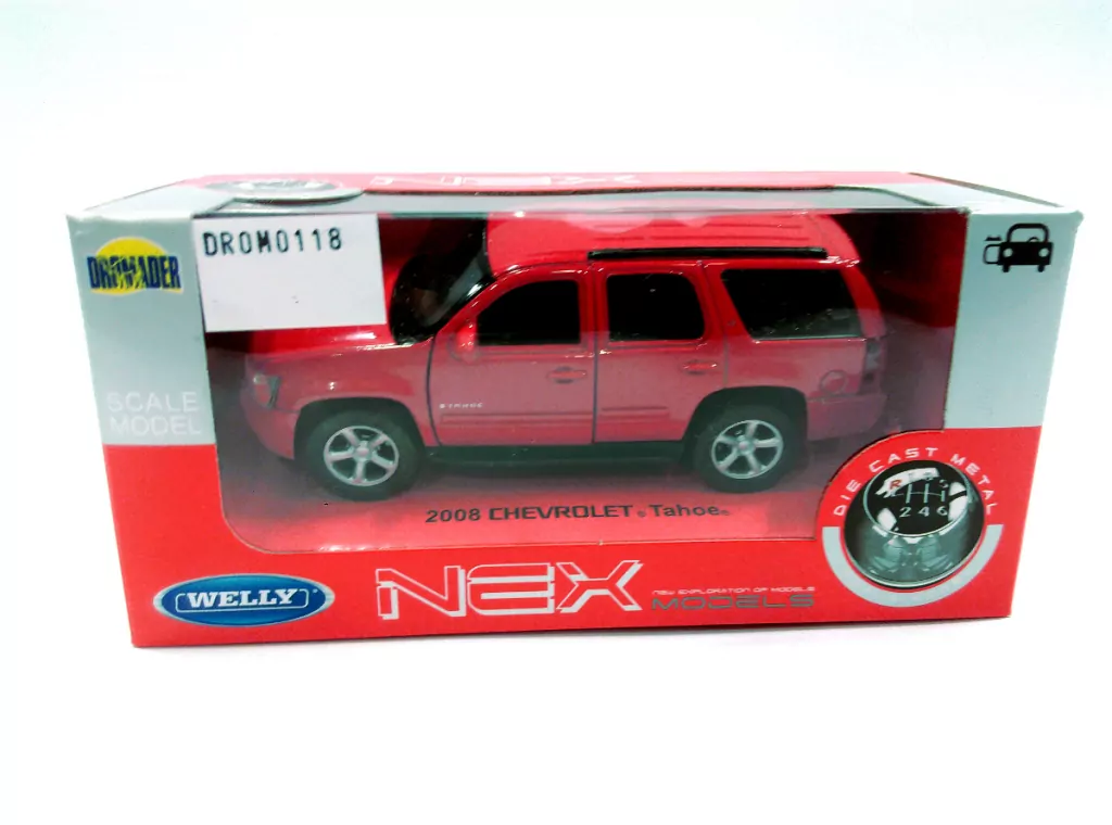 welly samochód 2008 chevrolet tahoe 11cm metal w skali 1:34 - 1:39 mix kol - tantis.pl