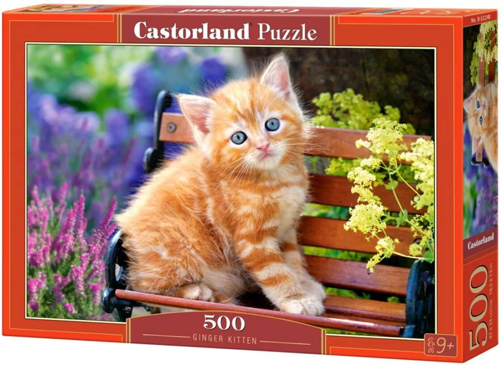 Puzzle 500. Imbirowy kotek. 52240 - tantis.pl