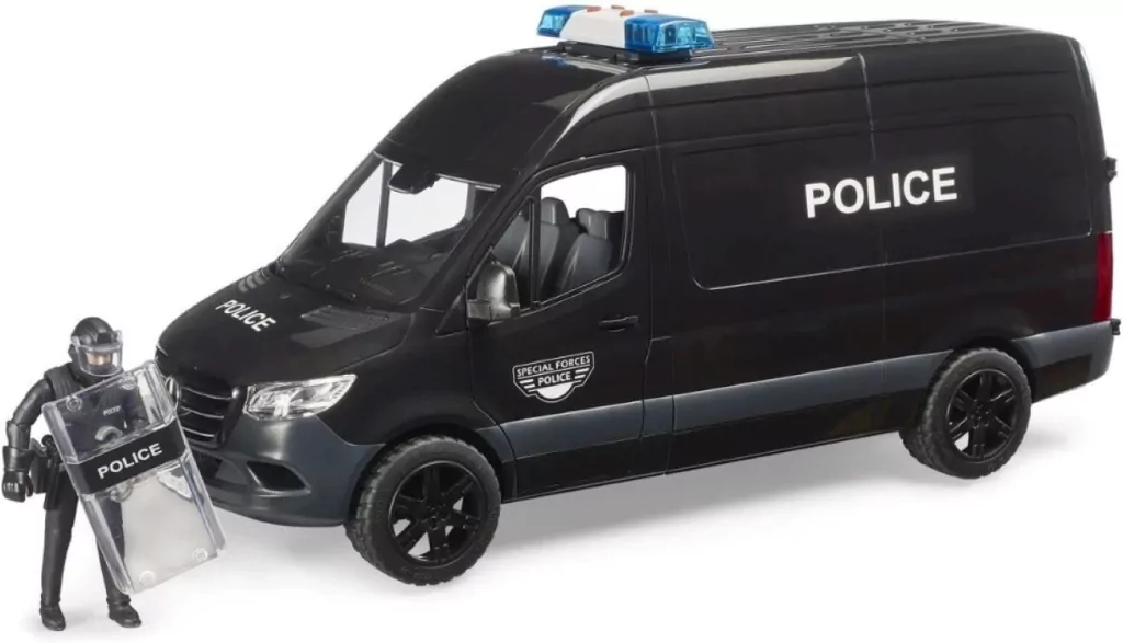 BRUDER MB SPRINTER POLICJA SPECIAL FORCES FIG W2 - tantis.pl