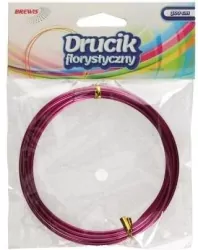 Druciki florystyczne 3mx2mm różowe