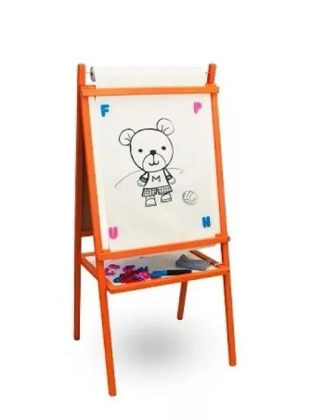 Tablica z rolką papieru dwustronna pomarańczowa - tantis.pl