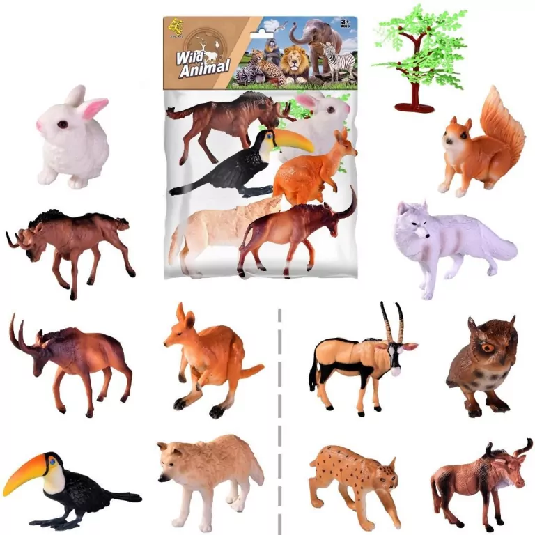 Zwierzęta dzikie zoo MIX - tantis.pl