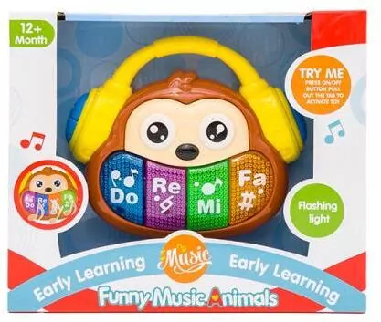 Pianinko małpka (światło + dźwięk) 257260 HH POLAND - tantis.pl