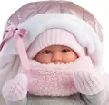 Llorens lalka hiszpańska bobas płacząca Mimi nosidełkiem 42cm - tantis.pl