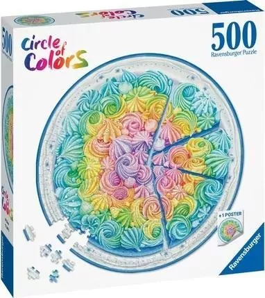 Puzzle 500. Paleta kolorów. Ciacho. 17349 - tantis.pl