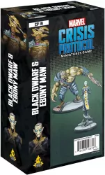Crisis Protocol. Miniatures game. Black Dwarf & Ebony Maw. Marvel
