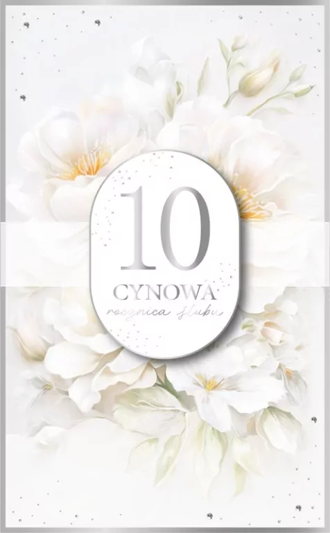 Karnet Rocznica Ślubu 10 - tantis.pl