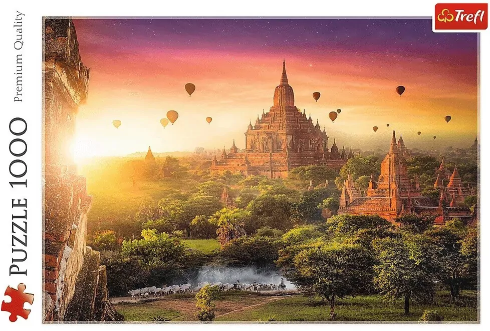 Puzzle 1000. Starożytna świątynia, Birma - tantis.pl