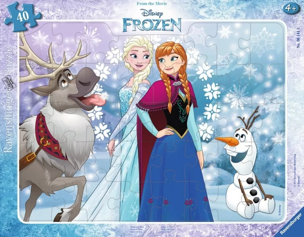 Puzzle 40. Anna i Elsa. Kraina lodu - tantis.pl