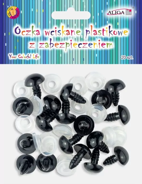 Oczka wciskane plastikowe zabezpieczenie 12mm 20sz - tantis.pl