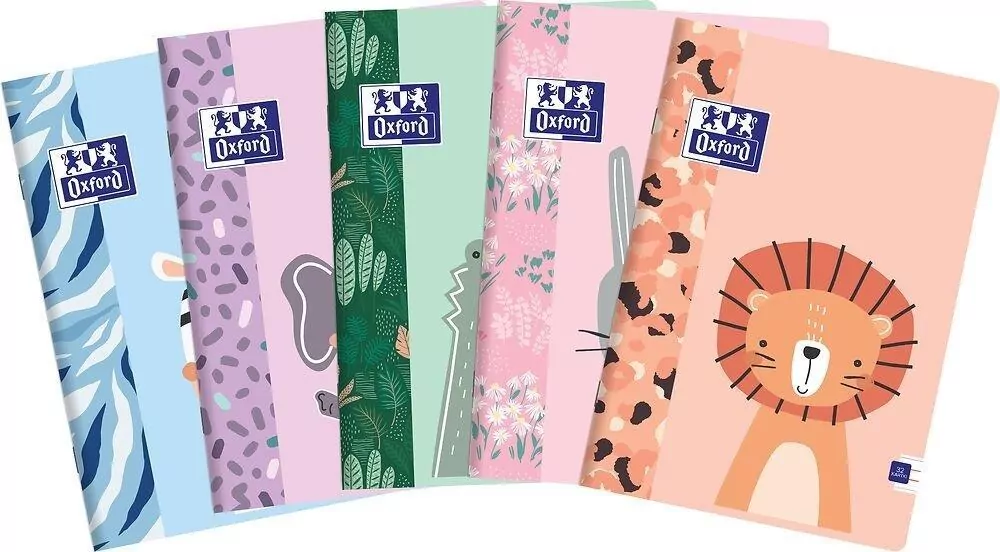 Zeszyt A5/32K linia podwójna kolorowa Kids, 10 sztuk - tantis.pl