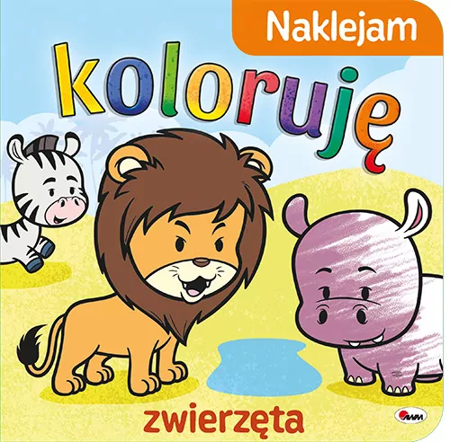 Zwierzęta. Naklejam koloruję - tantis.pl