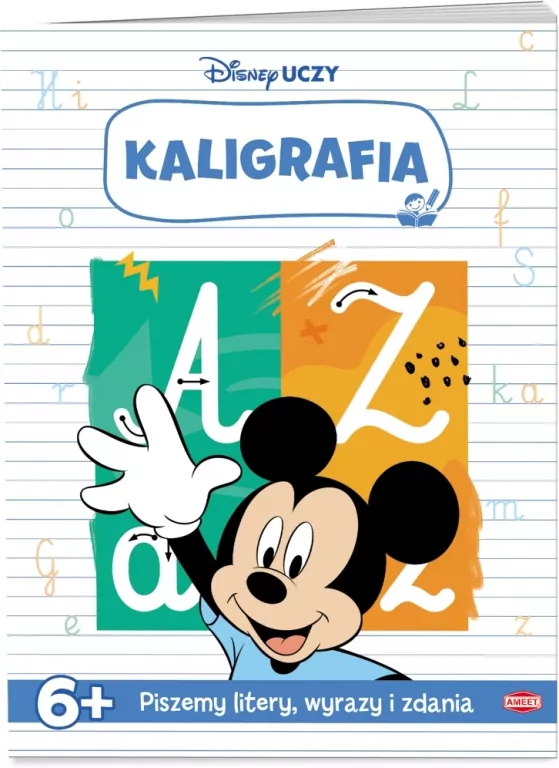 Kaligrafia. Disney uczy. Piszemy litery, wyrazy i zdania - tantis.pl