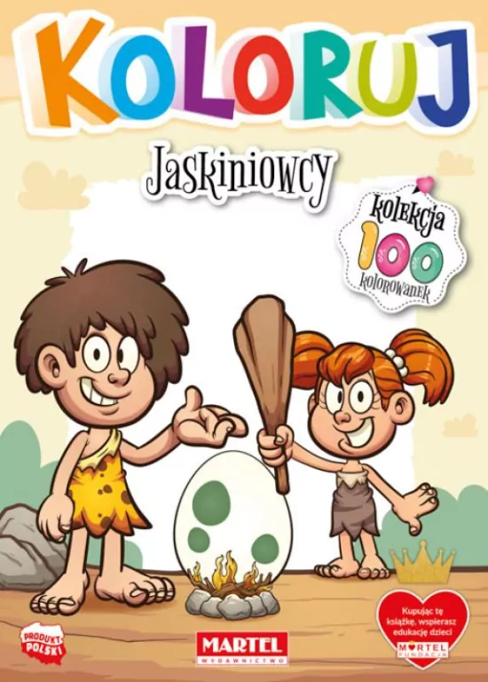 Koloruj - Jaskiniowcy - tantis.pl