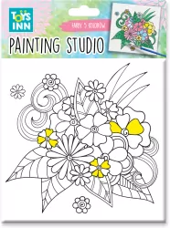 Zestaw do malowania Canvas maly flowers. ToysInn