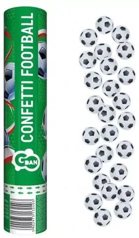 Konfetti pneumatyczne piłka nożna 30cm - tantis.pl