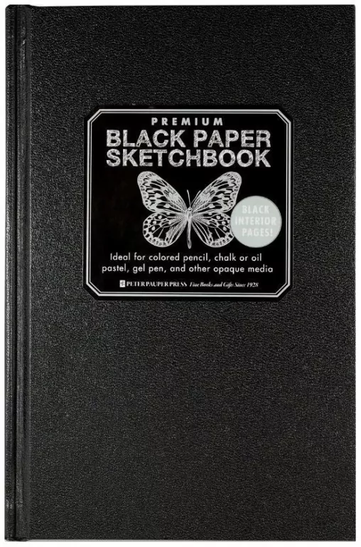 Szkicownik Premium. Czarny Papier - tantis.pl