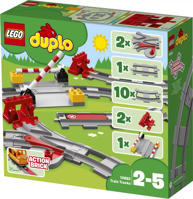 LEGO® DUPLO®. Tory kolejowe. 10882 - tantis.pl