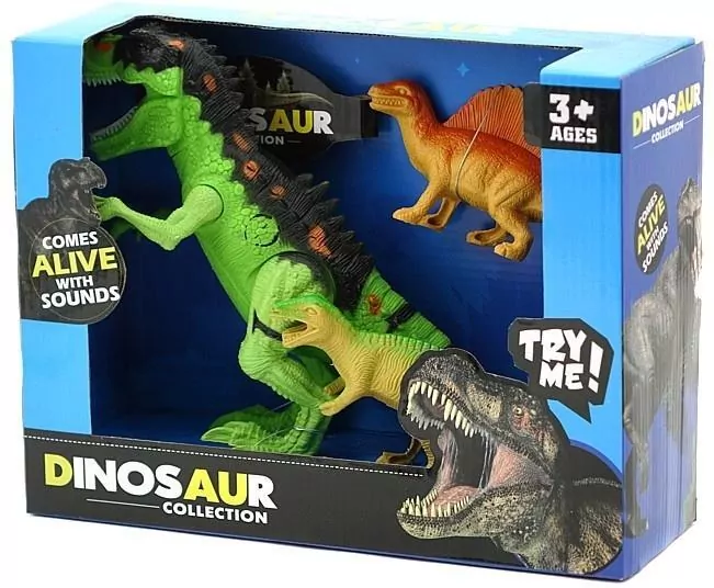 Dinozaury 3 sztuki w pudełku 525610 - tantis.pl