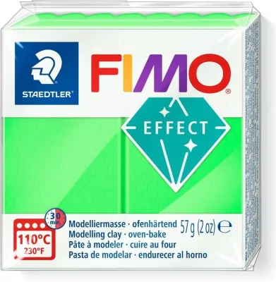 Masa termoutwardzalna Fimo 57g neon zielony