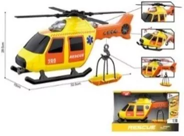 Helikopter ze światłem i dźwiękiem 1:10