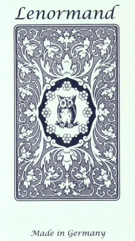 Karty tarot Mlle Lenormand Blue Owl Relaunch Cartamundi - tantis.pl