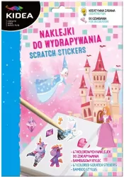 KIDEA. Naklejki do wydrapywania Magiczny Świat