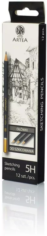 Ołówek do szkicowania 5H Artea 12 sztuk - tantis.pl
